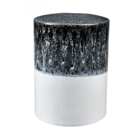 Elk Gallemore Stool Gray in Black Glazed Finish Model: S0017-9732