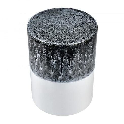 Elk Gallemore Stool Gray in Black Glazed Finish Model: S0017-9732