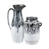 Elk Gallemore Vase in Black and White Glazed (2 pack) (2 pack) Model: S0017-9733