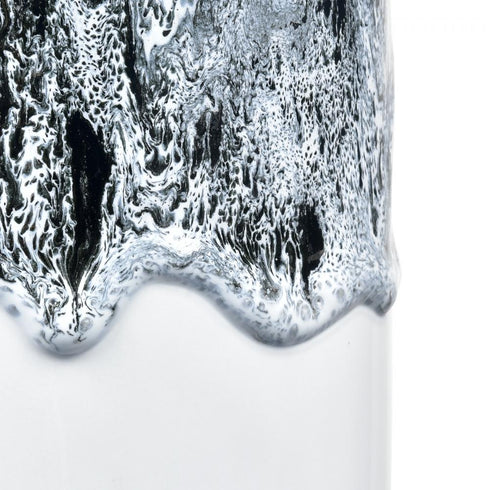 Elk Gallemore Vase in Black and White Glazed (2 pack) (2 pack) Model: S0017-9733
