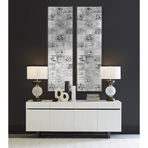 Elk Gambit WALL ART in Silver Finish Model: H0016-8219