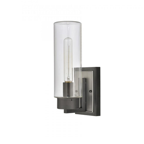 Elk Garity 13.5 Inch High 1 Light Outdoor Sconce in Textured Black Model: 69670/1
