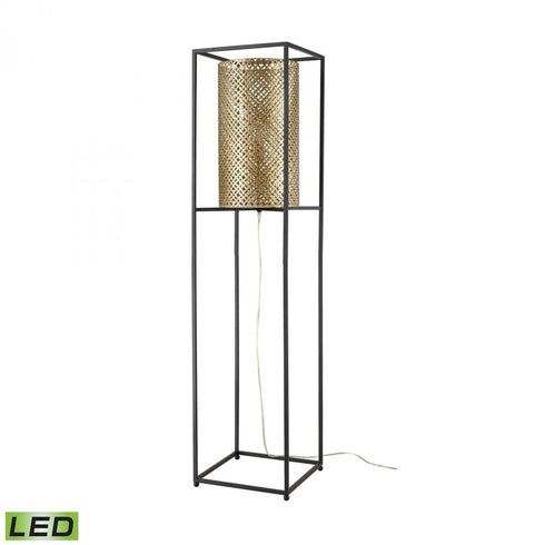 Elk Gavia 60 Inch High 1 Light Floor Lamp in Antique Gold Includes LED Bulb Model: S019-7276-LED