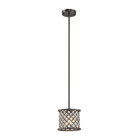 Elk Genevieve MINI PENDANT in Oil Rubbed Bronze Finish Model: 32102/1