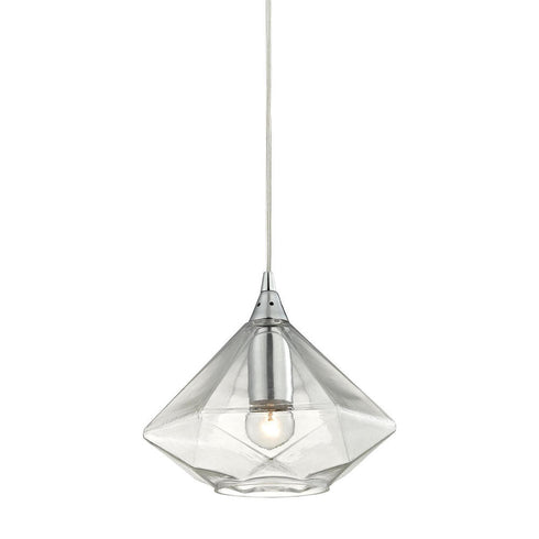 Elk Geometrics 1 Light MINI PENDANT in Polished Chrome Finish Model: 10440/1