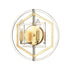 Elk Geosphere 2 Light SCONCE in Polished Nickel Parisian Gold Leaf Parisian Gold Leaf Finish Model: 12260/2