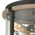 Elk Geringer FLUSH MOUNT in Charcoal Finish Model: 47285/3