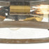 Elk Geringer FLUSH MOUNT in Charcoal Finish Model: 47285/3