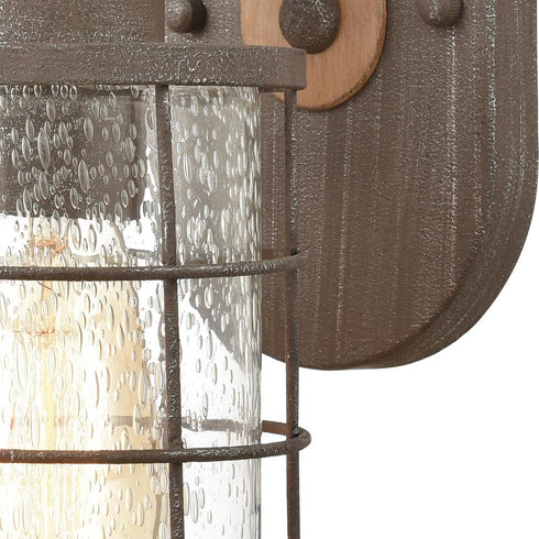 Elk Gilbert VANITY LIGHT in Rusted Coffee Finish Model: 18363/1