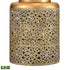 Elk Giralda 18 Inch High 1 Light Table Lamp in Antique Gold Includes LED Bulb Model: S019-7263-LED