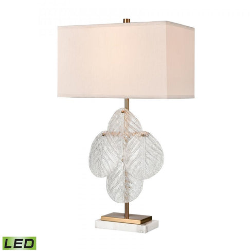 Elk Glade 30 Inch High 1 Light Table Lamp in Satin Brass Includes LED Bulb Model: H0019-8550-LED