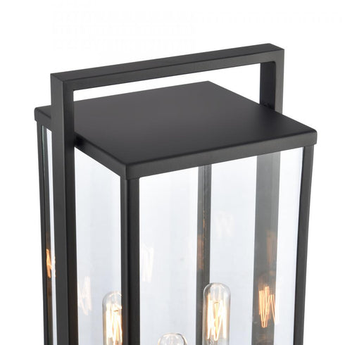 Elk Gladwyn 21.5 Inch High 3 Light Outdoor Post Light Matte Black Model: 90005/3