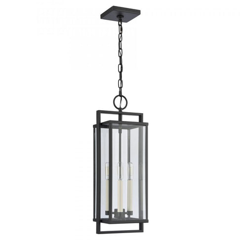 Elk Gladwyn 22.75 Inch High 3 Light Outdoor Hanging Light Matte Black Model: 90004/3