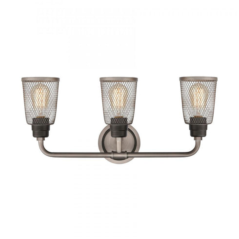Elk Glencoe VANITY LIGHT in Weathered Zinc Finish Model: 15653/3