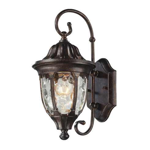 Elk Glendale EXTERIOR WALL SCONCE in Regal Bronze Finish Model: 45002/1