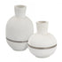 Elk Glenn VASE JAR BOTTLE (2 pack) (2 pack) in White Finish Model: H0807-9251