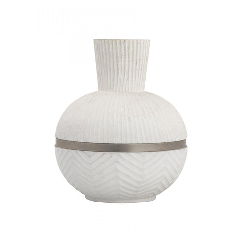 Elk Glenn VASE JAR BOTTLE (2 pack) (2 pack) in White Finish Model: H0807-9252