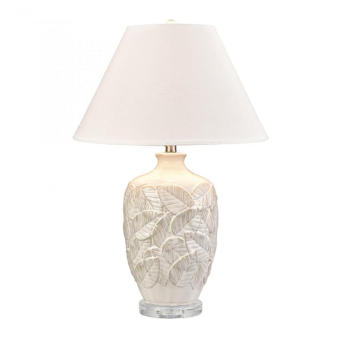 Elk Goodell 27.5 Inch High 1 Light Table Lamp in White Glazed Model: S0019-11147