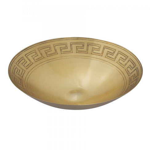 Elk Greek Key Centerpiece Bowl Brass in Antique Brass Finish Model: H0807-10668