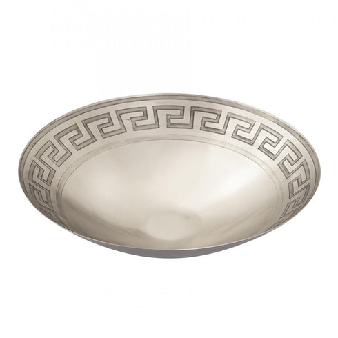 Elk Greek Key Centerpiece Bowl Nickel in Antique Nickel Finish Model: H0807-10670