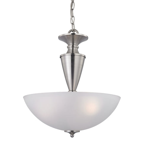 Elk Greenville 2 Light PENDANT in Brushed Nickel Finish Model: 1602PL/20