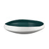Elk Greer Bowl Low White and Turquoise Glazed (2 pack) (2 pack) in Matte White Finish Model: H0017-9744