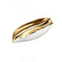 Elk Greer Vessel White and Gold Glazed (2 pack) (2 pack) in Matte White Finish Model: H0017-9756