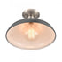 Elk Grenville 13 Inch Wide 1 Light Semi Flush Mount Brushed Nickel Model: 89254/1