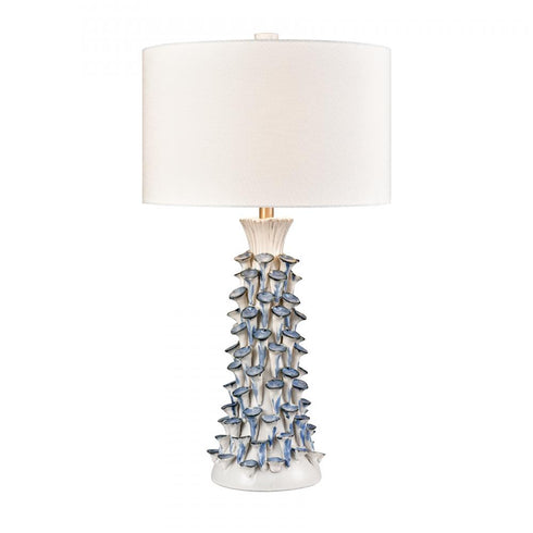 Elk Habel 31 Inch High 1 Light Table Lamp White Glaze in White Glazed Finish Model: H0019-11092