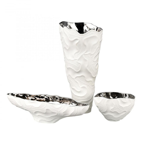 Elk Halford VASE JAR BOTTLE in Matte White Finish Model: H0017-9162