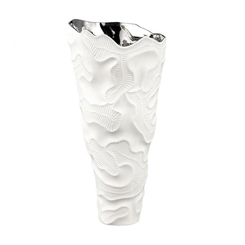 Elk Halford VASE JAR BOTTLE in Matte White Finish Model: H0017-9162