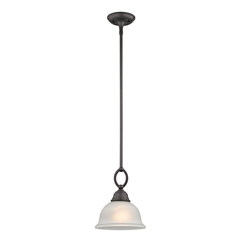 Elk Hamilton 1 Light MINI PENDANT in Oil Rubbed Bronze Finish Model: 2301PS/10