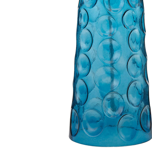 Elk Hammered Glass TABLE LAMP in Blue Finish Model: D2619