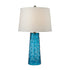 Elk Hammered Glass TABLE LAMP in Blue Finish Model: D2619