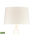 Elk Hammered Home 67 Inch High 1 Light Floor Lamp Matte White Includes LED Bulb in Dry White Finish Model: D4698-LED