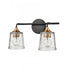 Elk Hamy 15 Inch Wide 2 Light Vanity Light in Matte Black Model: 18681/2