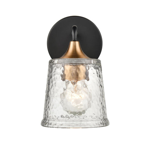 Elk Hamy 5 Inch Wide 1 Light Vanity Light in Matte Black Model: 18680/1