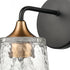 Elk Hamy 5 Inch Wide 1 Light Vanity Light in Matte Black Model: 18680/1