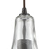 Elk Hand Formed Glass 1 Light MINI PENDANT in Oil Rubbed Bronze Finish Model: 10446/1