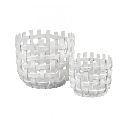 Elk Haney Candleholder Large (2 pack) (2 pack) in White Finish Model: S0017-10059