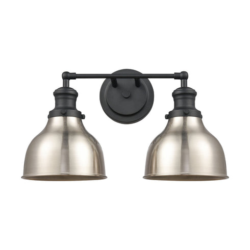 Elk Haralson VANITY LIGHT in Charcoal Finish Model: 47631/2