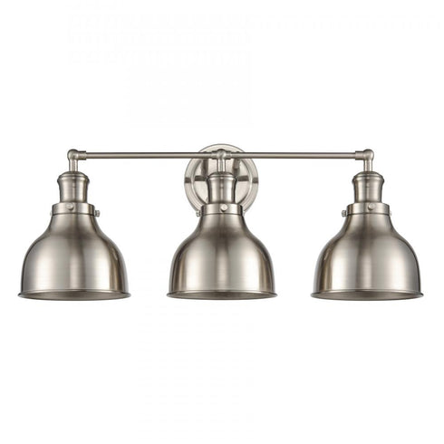 Elk Haralson VANITY LIGHT in Satin Nickel Finish Model: 47642/3