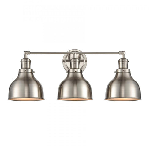 Elk Haralson VANITY LIGHT in Satin Nickel Finish Model: 47642/3