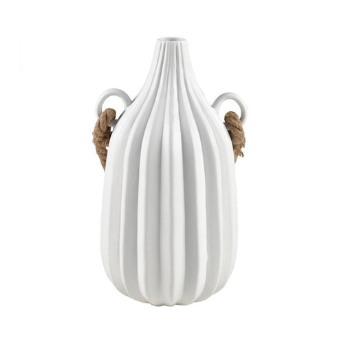 Elk Harding VASE JAR BOTTLE in Matte White Finish Model: H0017-9139