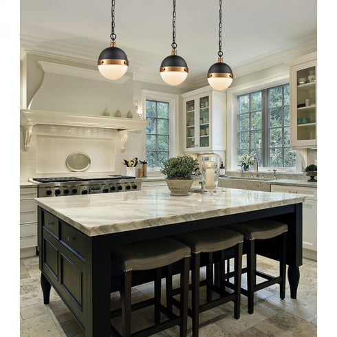 Elk Harmelin MINI PENDANT in Matte Black Finish Model: 14474/1
