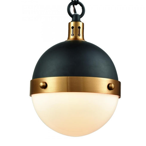 Elk Harmelin MINI PENDANT in Matte Black Finish Model: 14474/1