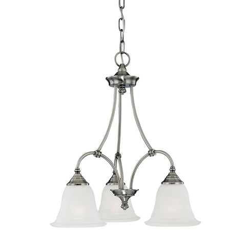 Elk Harmony 3 Light CHANDELIER in Satin Pewter Finish Model: SL880341