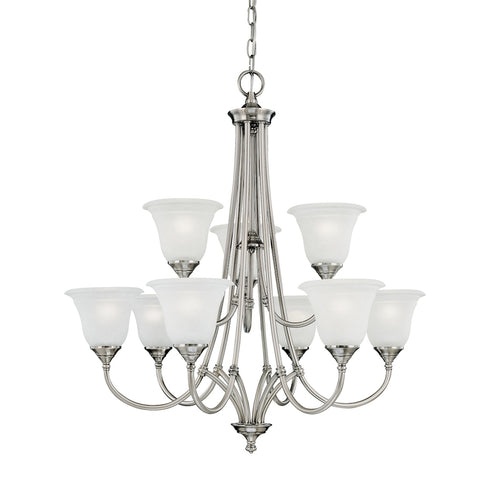 Elk Harmony 9 Light CHANDELIER in Satin Pewter Finish Model: SL880241