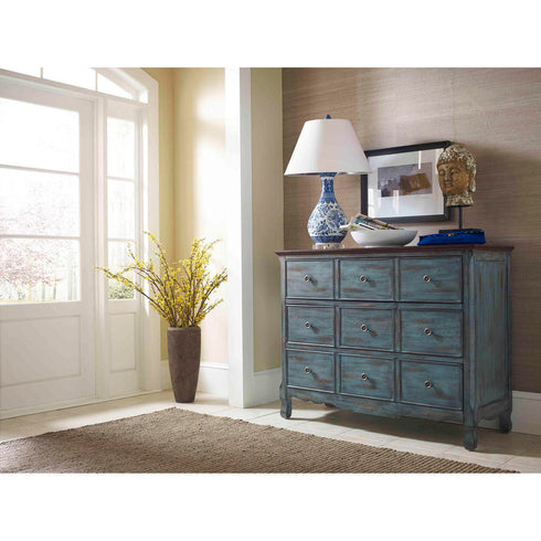 Elk Hartford CHEST in Aged Blue Finish Model: 12027