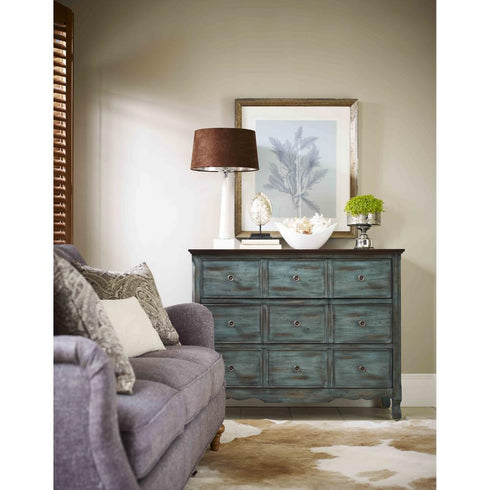 Elk Hartford CHEST in Aged Blue Finish Model: 12027